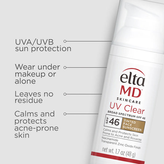 EltaMD UV Clear Tinted Broad Spectrum SPF 46