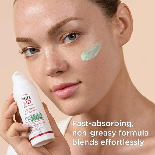 EltaMD UV Skin Recovery Red Color Correcting Green Tint Broad Spectrum SPF 50