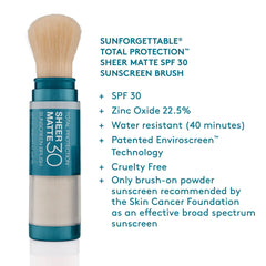SUNFORGETTABLE® TOTAL PROTECTION™ SHEER MATTE SPF 30 SUNSCREEN BRUSH